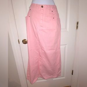 Chadwicks Pink Pencil Maxi Skirt for Casual Resort Wear